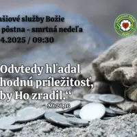 PAŠIOVÉ SLUŽBY BOŽIE│5. PÔSTNA SMRTNÁ NEDEĽA│6.4.2025