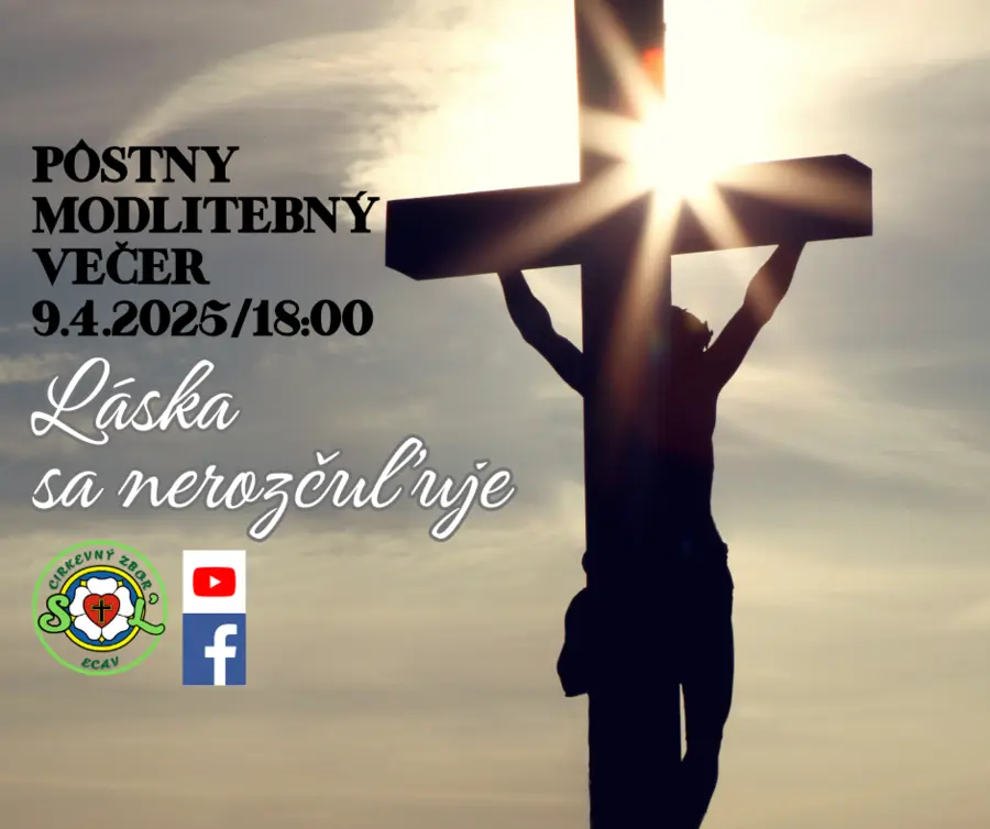 Pôstny modlitebný večer - 9.4.2025