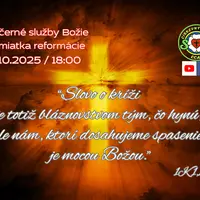 SLUŽBY BOŽIE│PAMIATKA REFORMÁCIE│31.10.2025 