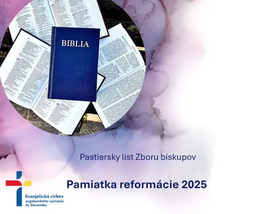 Pamiatka reformácie 2025- Pastiersky list Zboru biskupov ECAV