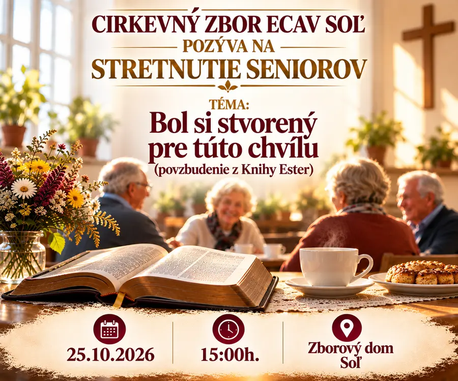 Pozývame seniorov na stretnutie