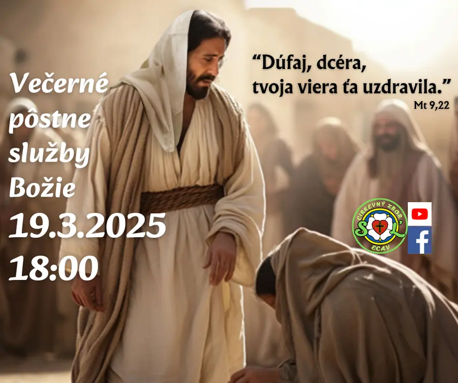 Pôstne večerné služby Božie II. / 19.3.2025