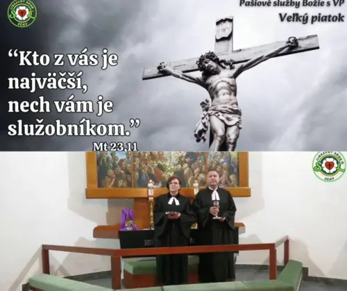 B. biskup poslúžil na Veľký piatok  