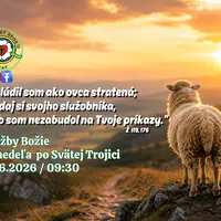 SLUŽBY BOŽIE ǀ 3. NEDEĽA PO SVÄTEJ TROJICI ǀ 21.6.2026