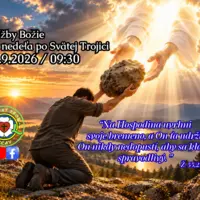 POZÝVAME VÁS NA SLUŽBY BOŽIE ǀ 15. NEDEĽA PO SVÄTEJ TROJICI ǀ 13.9.2026