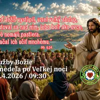 SLUŽBY BOŽIE ǀ 2. NEDEĽA PO VEĽKEJ NOCI ǀ 19.4.2026