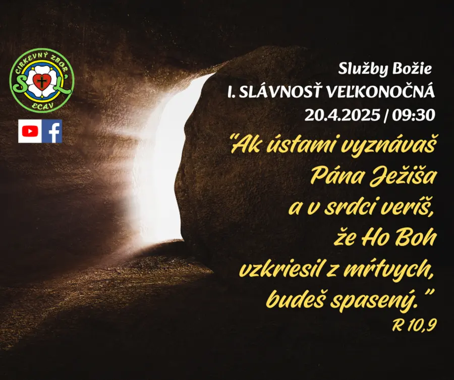 SLUŽBY BOŽIE│I. SLÁVNOSŤ VEĽKONOČNÁ│20.4.2025