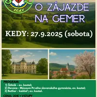 Informácie o zborovom zájazde