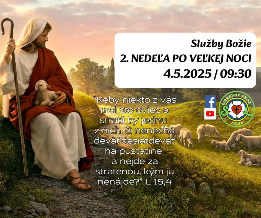  SLUŽBY BOŽIE│2. NEDEĽA PO VEĽKEJ NOCI│4.5.2025