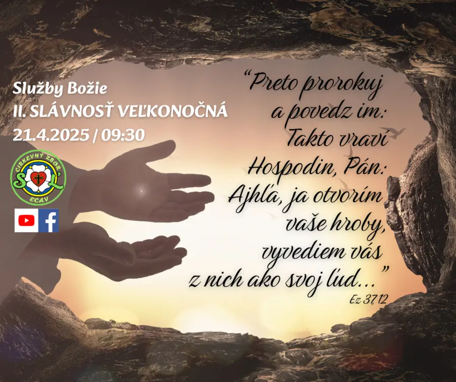 SLUŽBY BOŽIE│II. SLÁVNOSŤ VEĽKONOČNÁ│21.4.2025