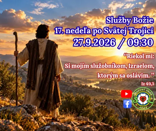 SLUŽBY BOŽIE ǀ 17. NEDEĽA PO SVÄTEJ TROJICI ǀ 27.9.2026