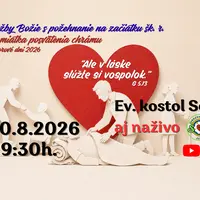 POZÝVAME VÁS NA SLUŽBY BOŽIE ǀ ZBOROVÉ DNI ǀ 30.8.2026