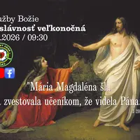 SLUŽBY BOŽIE ǀ 2. SLÁVNOSŤ VEĽKONOČNÁ ǀ 6.4.2026