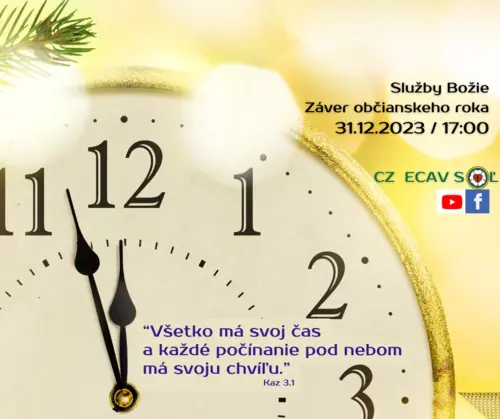 SLUŽBY BOŽIE - Záver občianskeho roka / 31.12.2023