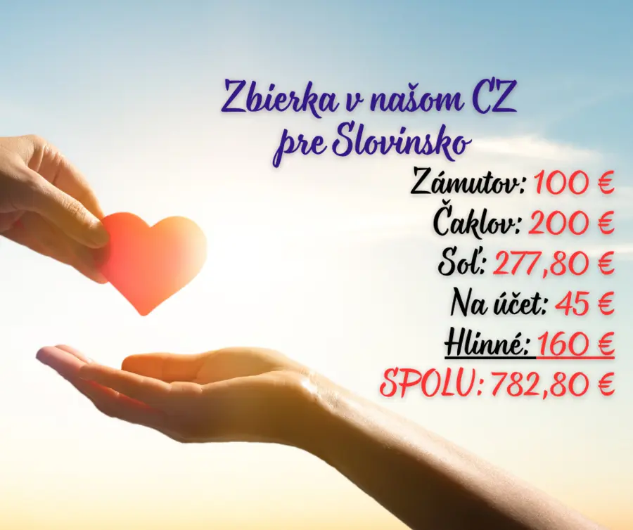 Zbierka v našom CZ pre Slovinsko