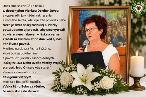 Rozlúčili sme sa so s. dozorkyňou...
