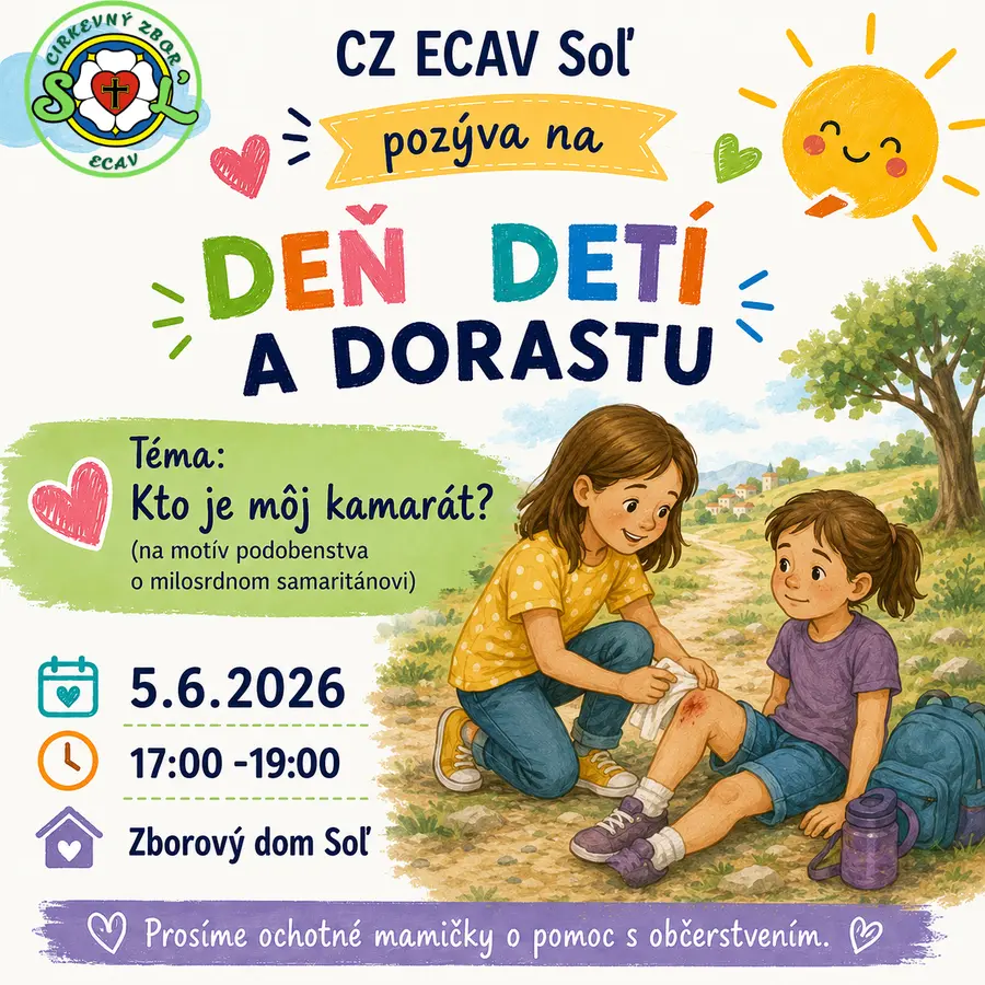 Pozývame na Deň detí a dorastu...