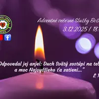 ADVENTNÉ VEČERNÉ SLUŽBY BOŽIE I. / 3.12.2025