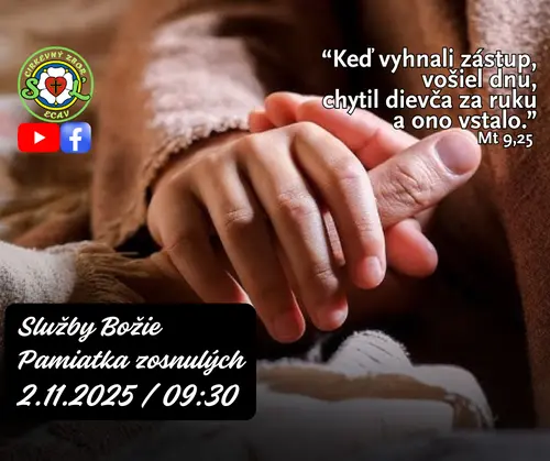 SLUŽBY BOŽIE│PAMIATKA ZOSNULÝCH│2.11.2025 
