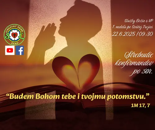 Služby Božie s VP│ZLATÁ KONFIRMÁCIA│22.6.2025