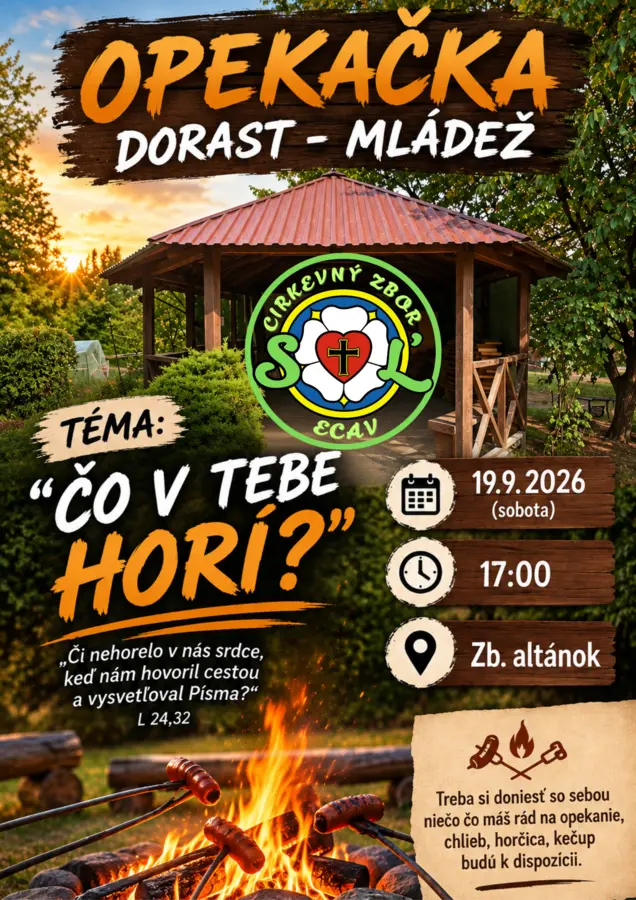 POZÝVAME UŽ TÚTO SOBOTU