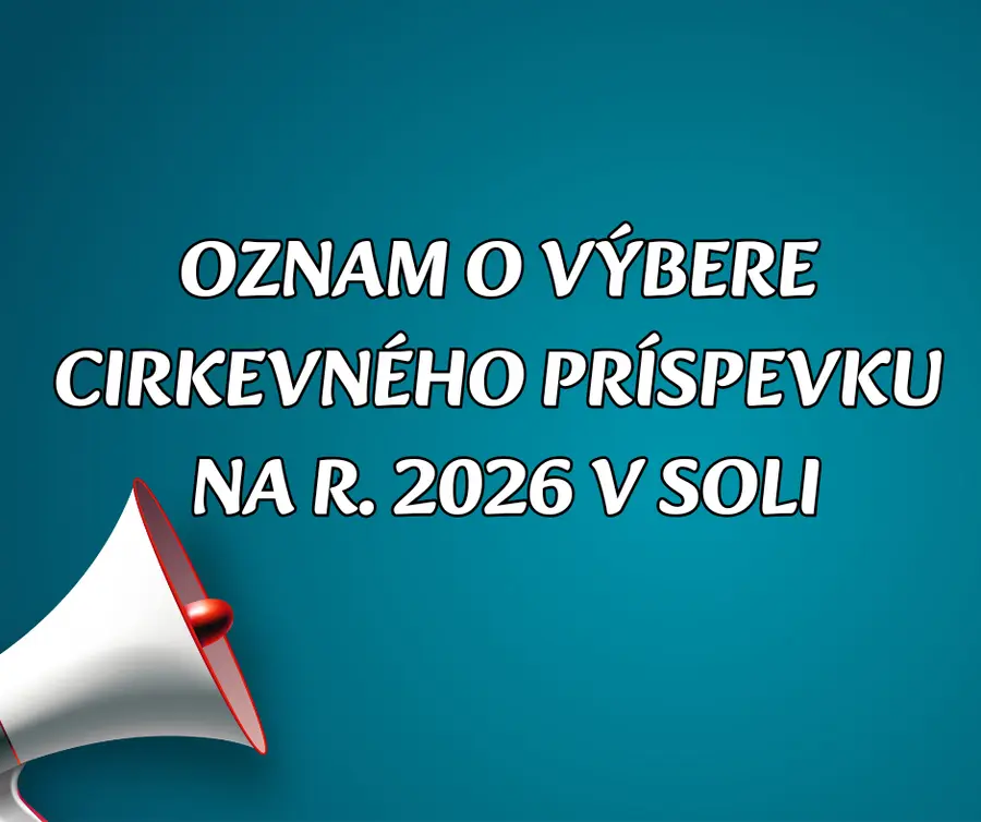 Oznam o výbere CP v Soli